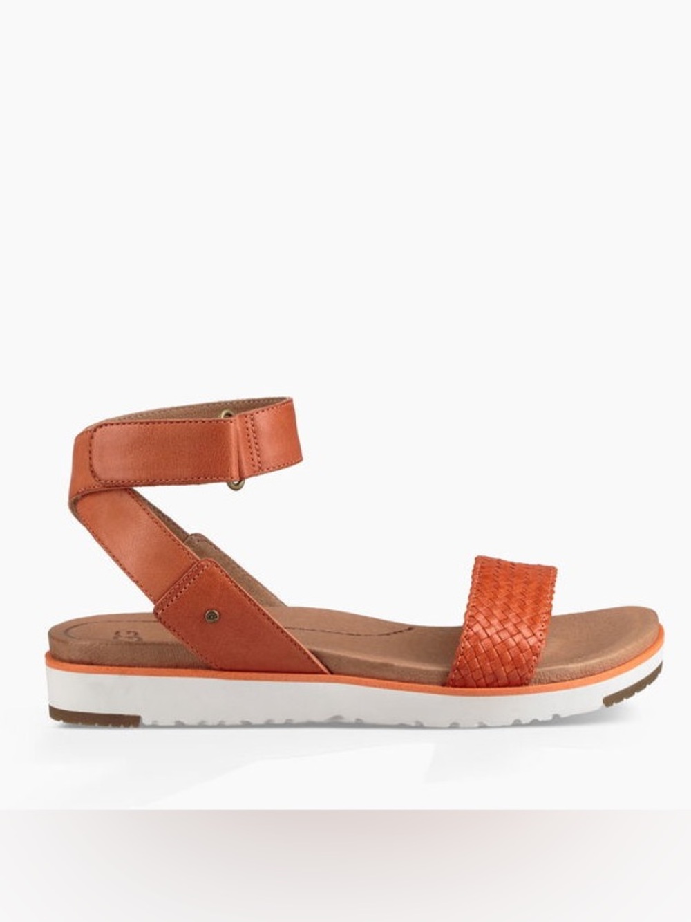 UGG Laddie Fire Opal Leather Sandals Women’s Size 10